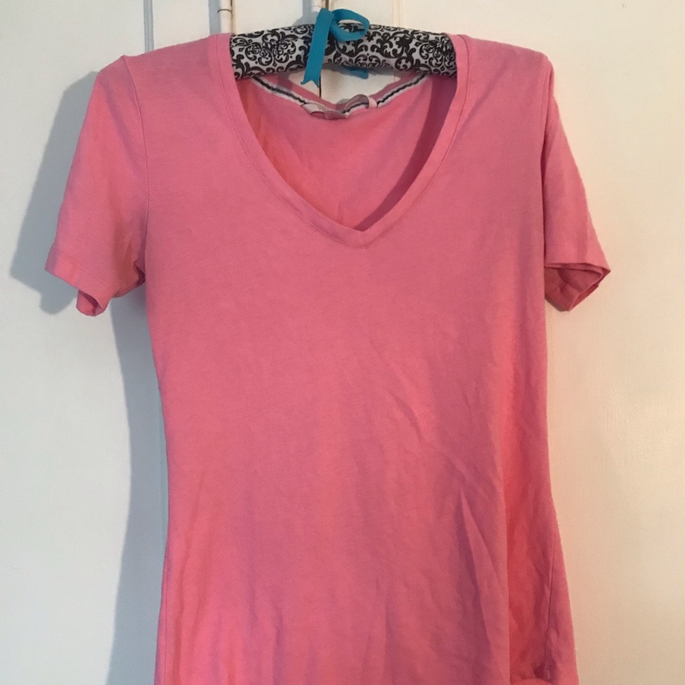 pink sleep shirt with matching pants